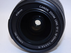 【外観特上級】Canon 標準ズームレンズ EF-S18-55mm F3.5-5.6 IS