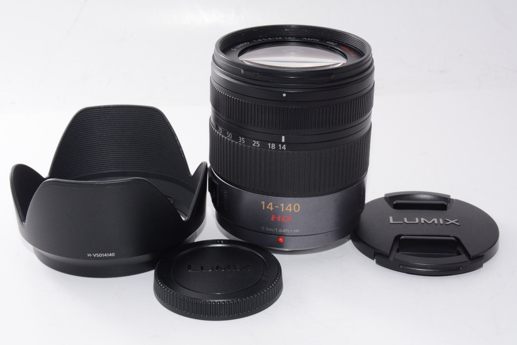 【外観並級】パナソニック 望遠ズームレンズ マイクロフォーサーズ用 ルミックス G VARIO HD 14-140mm/F4.0-5.8 ASPH/MEGA O.I.S. H-VS014140