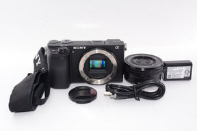 【外観特上級】ソニー ミラーレス一眼 α6400 パワーズームレンズキット E PZ 16-50mm F3.5-5.6 OSS ブラック ILCE-6400L B