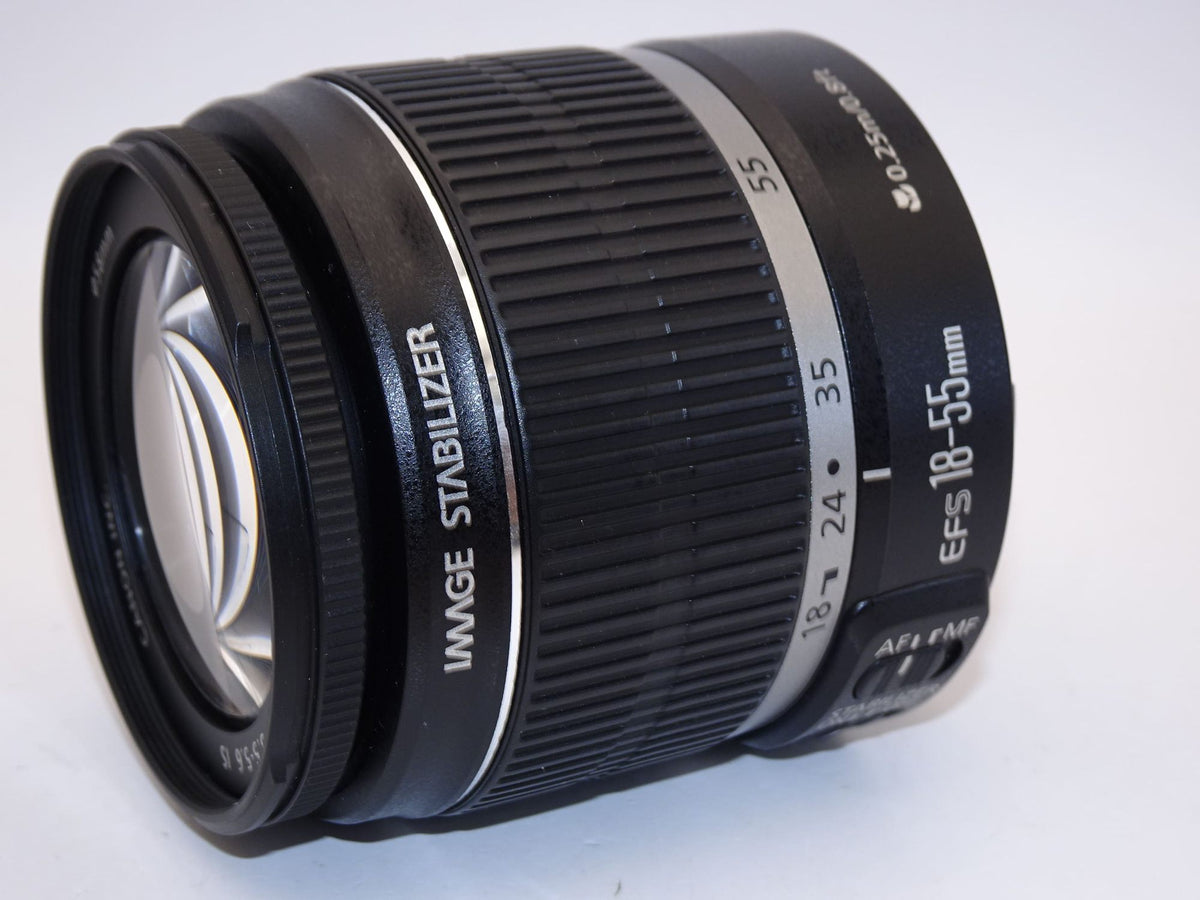 【外観特上級】Canon 標準ズームレンズ EF-S18-55mm F3.5-5.6 IS
