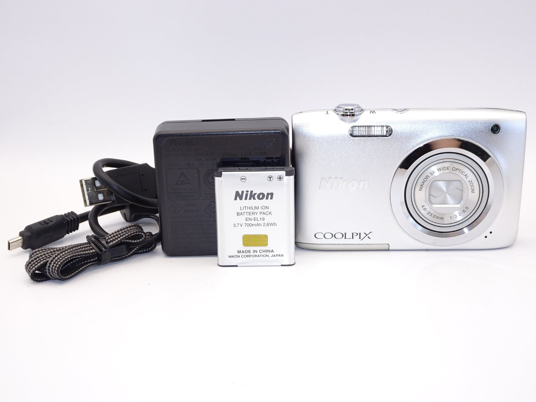 【外観並級】Nikon デジタルカメラ COOLPIX A100 シルバー