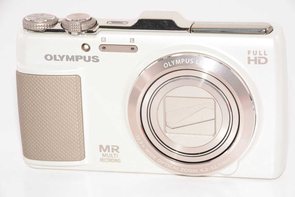 【外観特上級】OLYMPUS デジタルカメラ SH-25MR ホワイト iHSテクノロジー GPS・電子コンパス内蔵 1600万画素 裏面照射型CMOS 光学12.5倍ズーム DUAL IS ハイビジョンムービー 3.0型タッチパネルLCD 3Dフォト機能 SH-25MR WHT