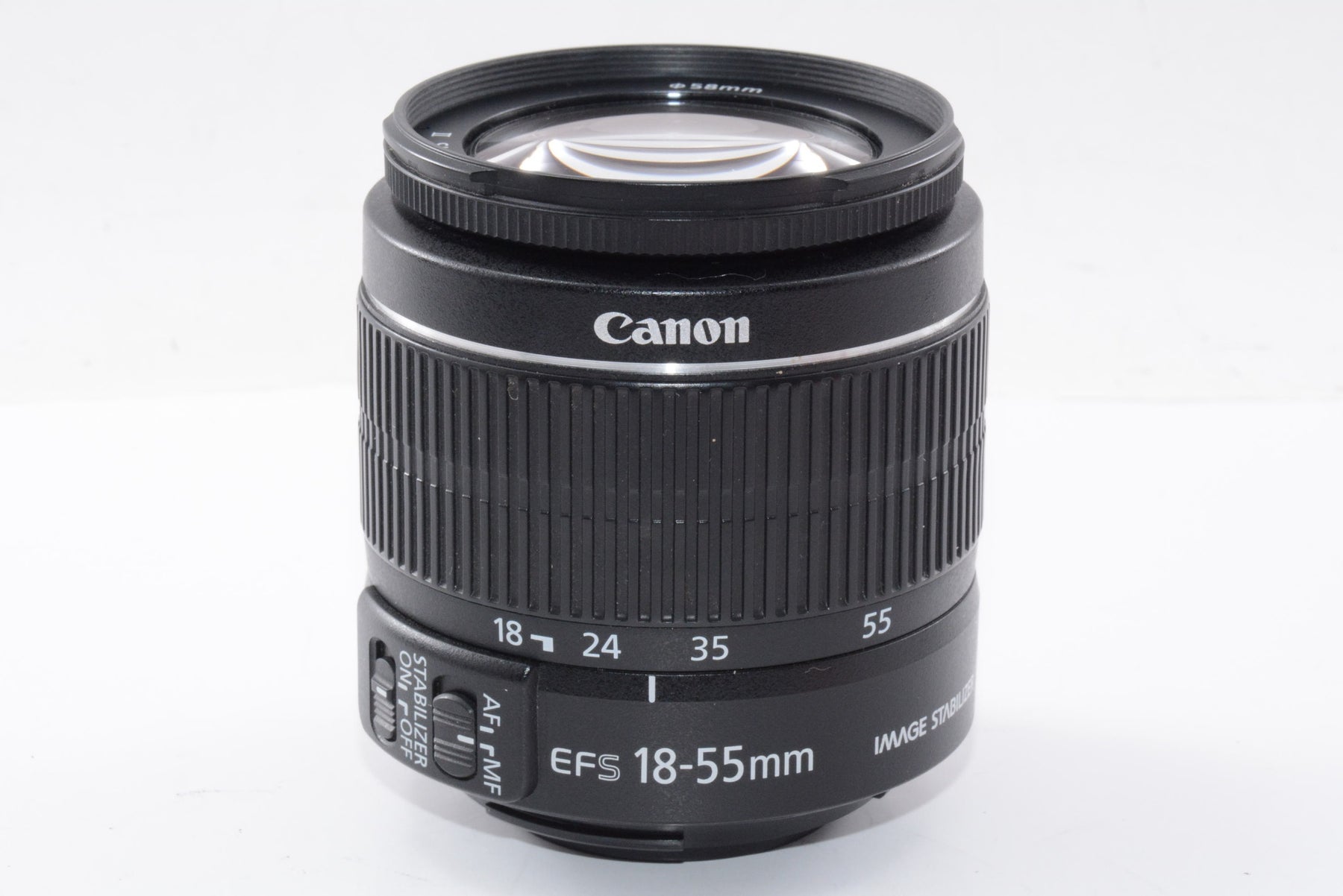 【外観特上級】Canon 標準ズームレンズ EF-S18-55mm F3.5-.5.6 IS II