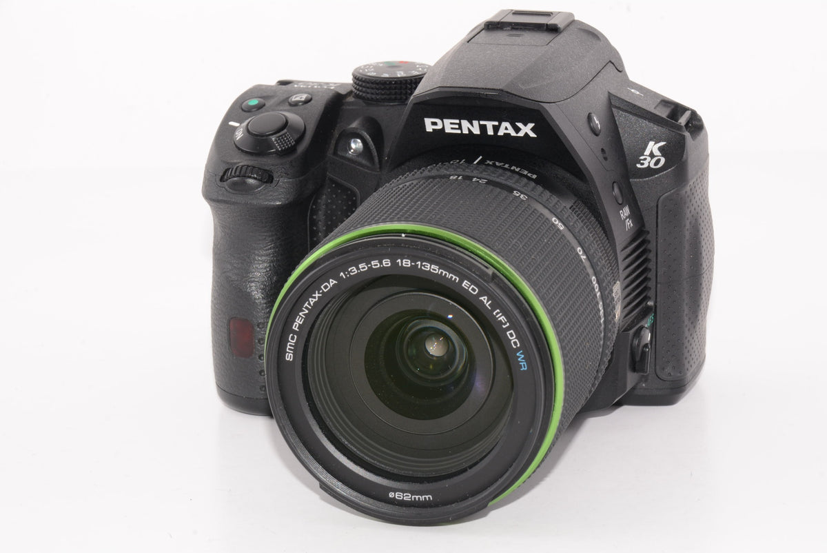 【外観並級】PENTAX デジタル一眼レフカメラ K-30 レンズキット [DA18-135mmWR] ブラック K-30LK18-135 BK 15637