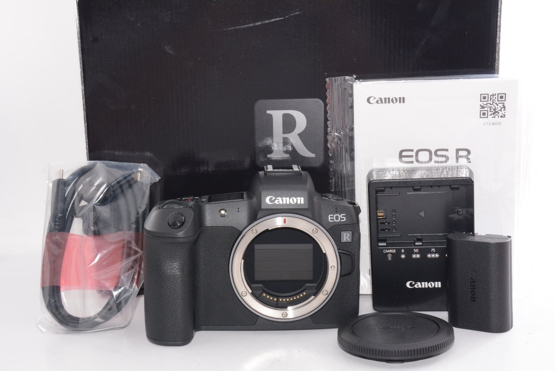 【外観並級】Canon ミラーレス一眼カメラ EOS R ボディー EOSR