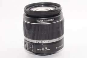 【外観特上級】Canon 標準ズームレンズ EF-S18-55mm F3.5-5.6 IS