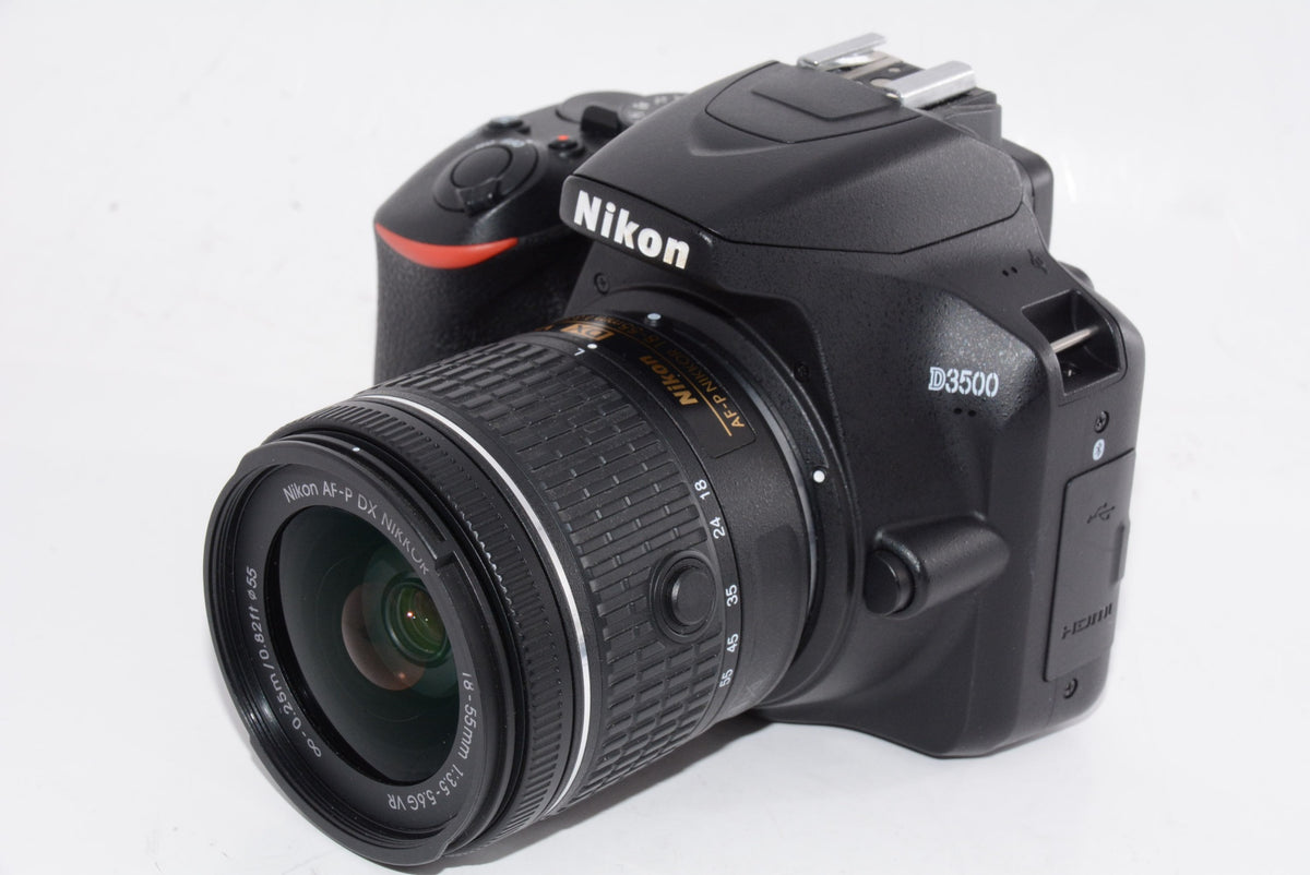【外観特上級】Nikon デジタル一眼レフカメラ D3500 AF-P 18-55 VR レンズキット D3500LK