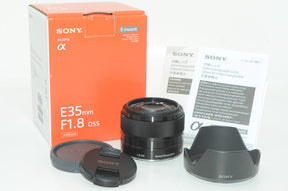 【外観特上級】ソニー SONY 単焦点レンズ E 35mm F1.8 OSS ソニー Eマウント用 APS-C専用 SEL35F18