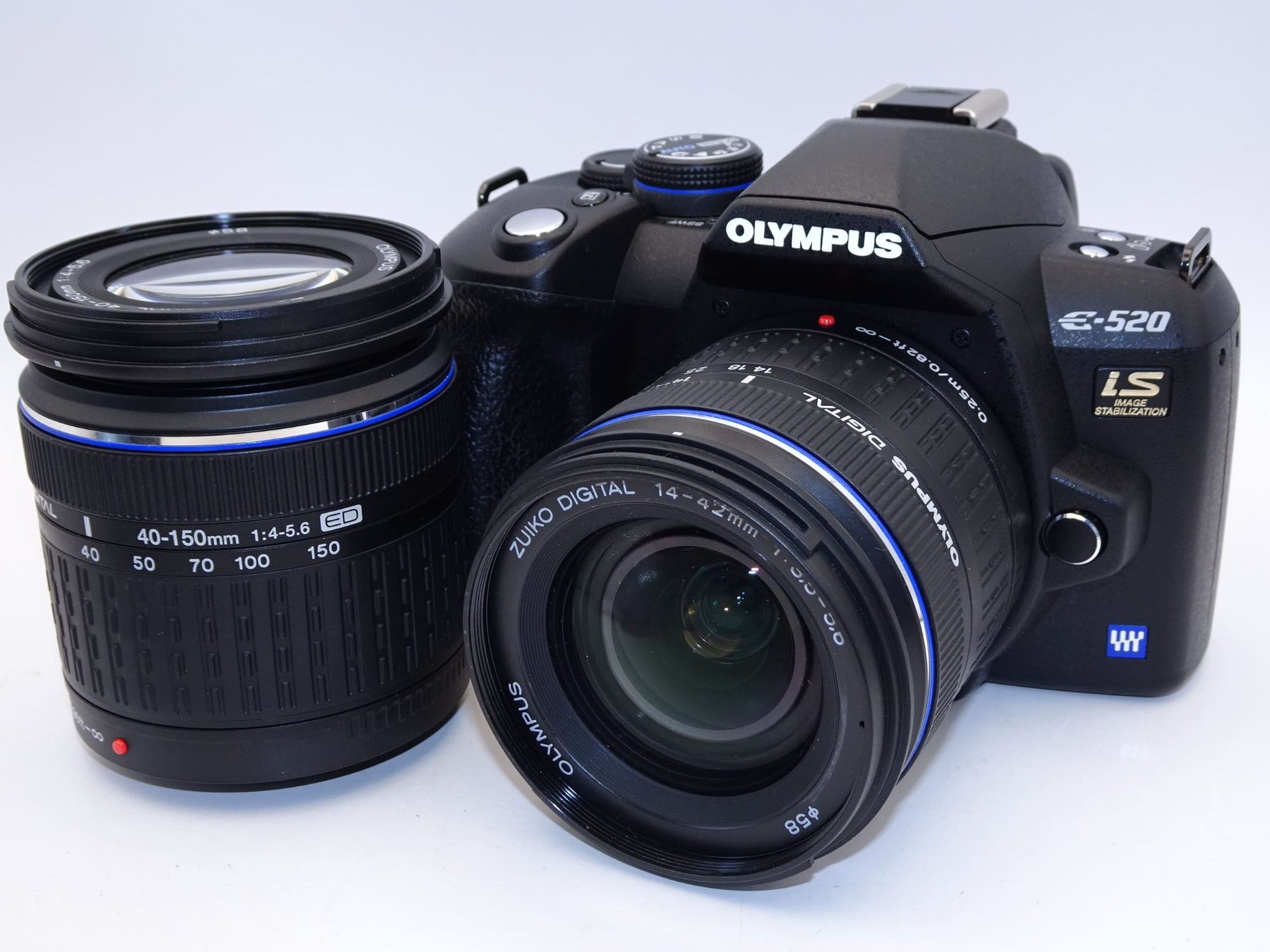 【外観並級】OLYMPUS デジタル一眼レフカメラ E-520 ダブルズームキット E-520WKIT