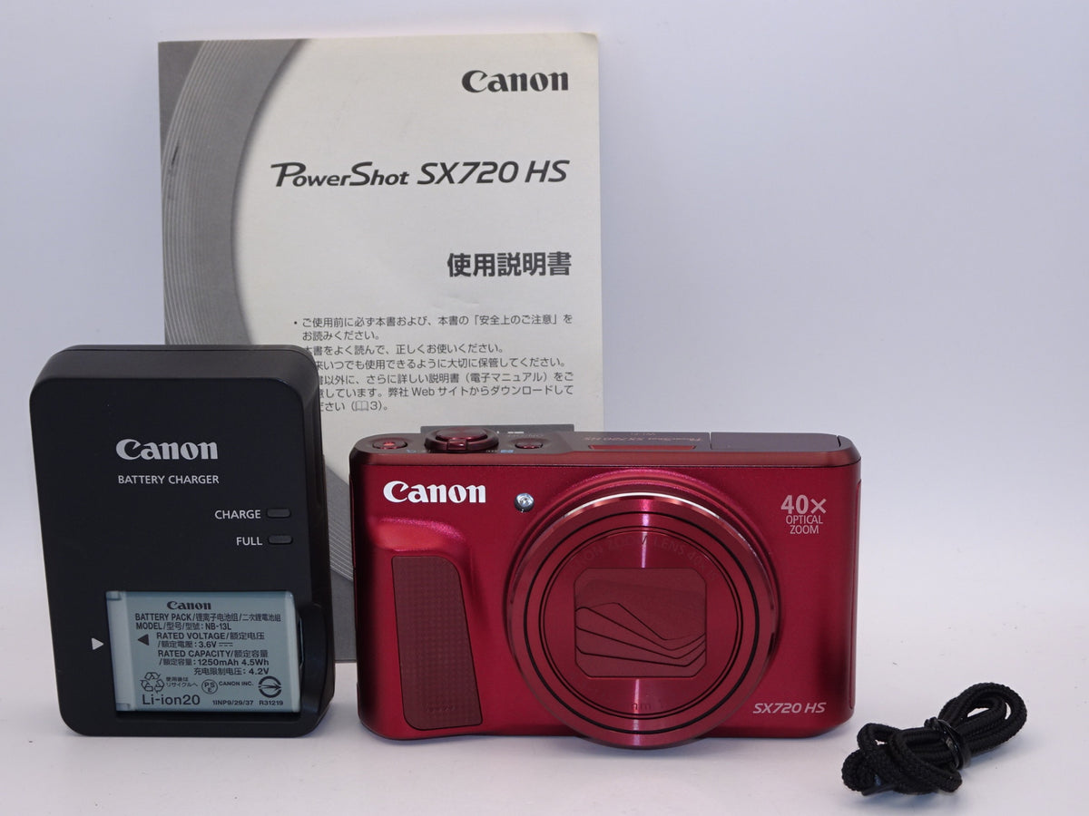 【外観並級】Canon デジタルカメラ PowerShot SX720 HS レッド