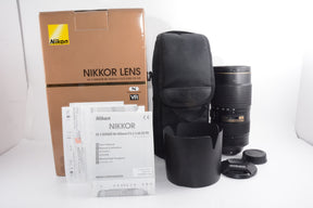 【外観特上級】Nikon AF-S NIKKOR 80-400mm f/4.5-5.6G ED VR Lens