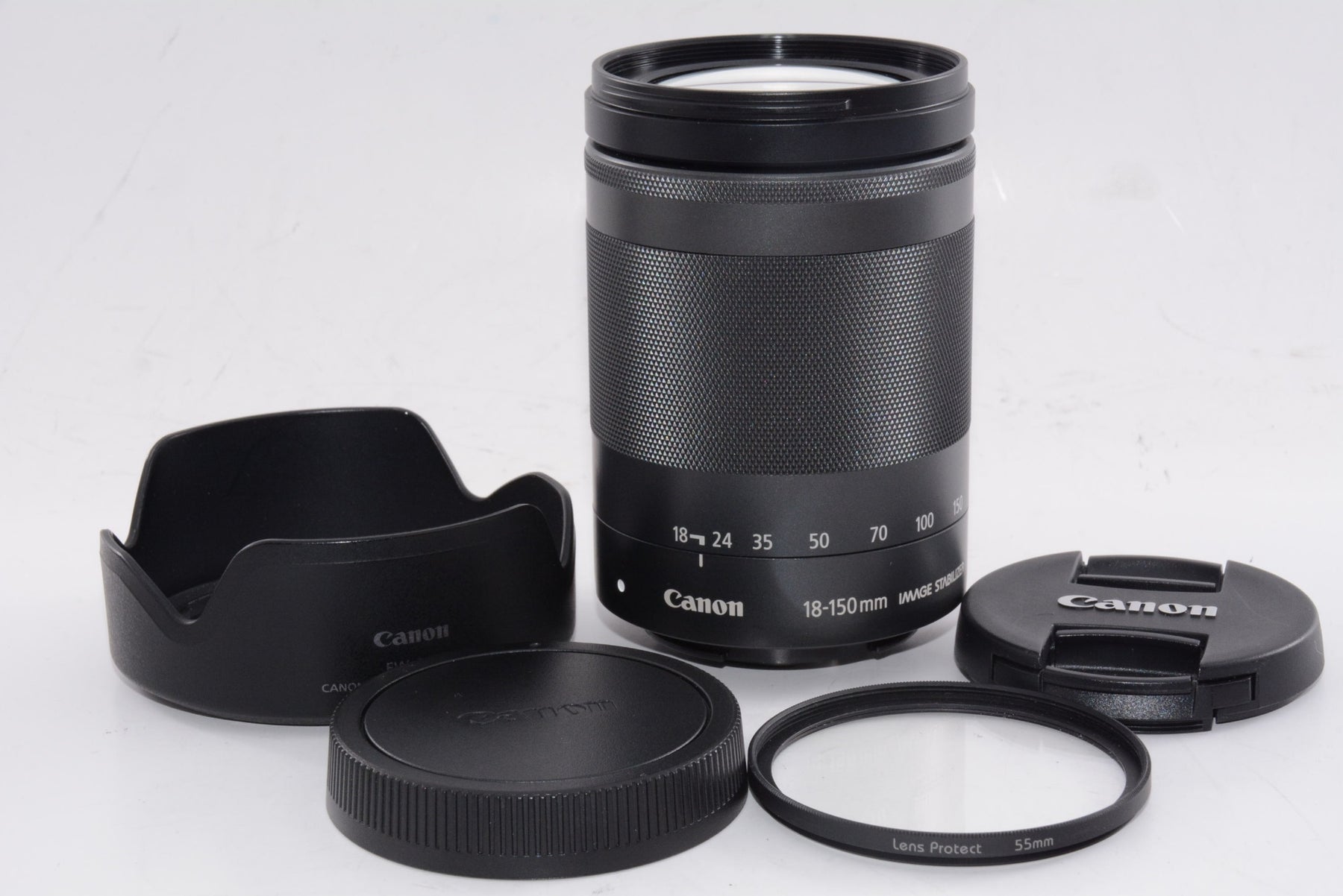 【外観特上級】Canon 望遠ズームレンズ EF-M18-150mm F3.5-6.3 IS STM ミラーレス専用 グラファイト