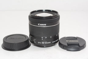 【外観並級】Canon 標準ズームレンズ EF-S18-55mm F4.0-5.6IS STM