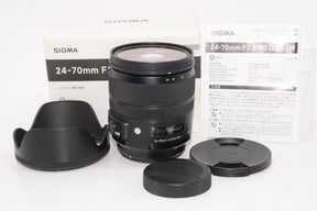 【外観並級】SIGMA 24-70mm F2.8 DG OS HSM | Art A017 | Canon EFマウント | Full-Size/Large-Format