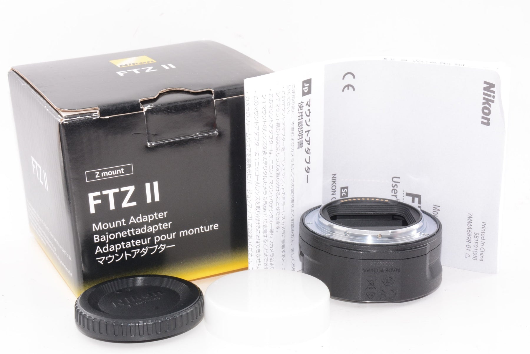 【外観特上級】ニコン マウントアダプターFTZ2 Zマウント用 Nikon ブラック