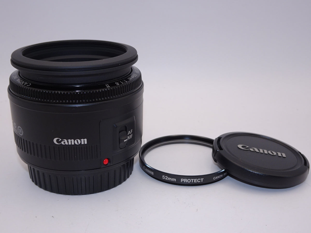 【外観特上級】Canon 単焦点レンズ EF50mm F1.8 II フルサイズ対応