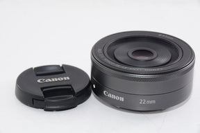 【外観特上級】Canon EF-M22mm F2 STM ミラーレス一眼対応