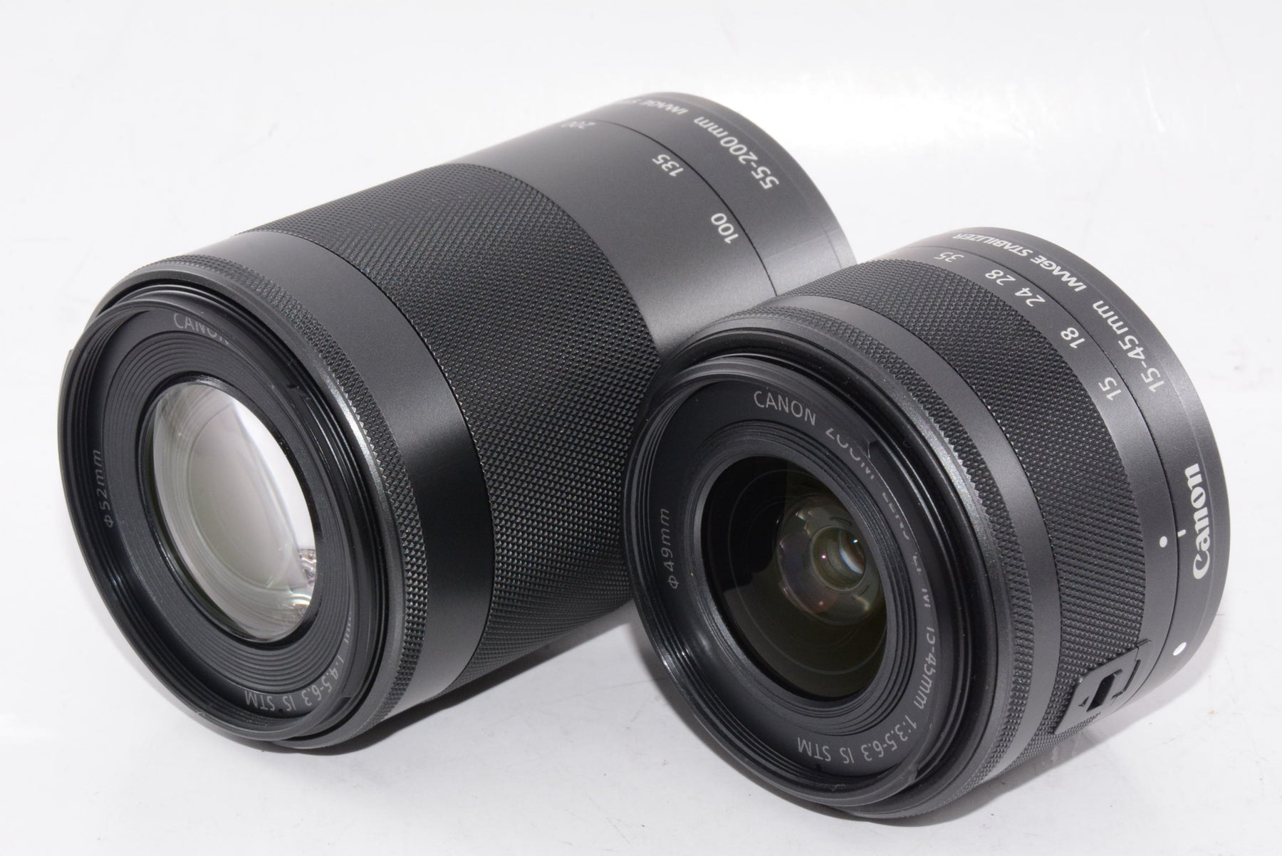 【外観特上級】Canon ミラーレス一眼カメラ EOS Kiss M ダブルズームキット ブラック