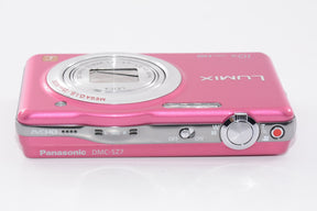 【外観特上級】パナソニック デジタルカメラ ルミックスSZ7 光学10倍 ピンク DMC-SZ7-P
