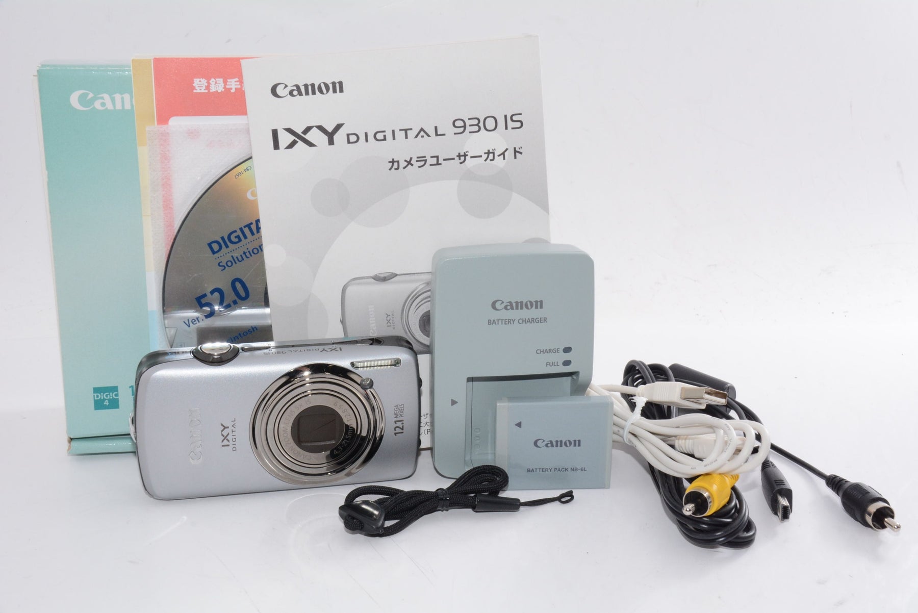 【外観特上級】Canon デジタルカメラ IXY DIGITAL 930 IS シルバー
