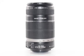 【外観特上級】Canon 望遠レンズ EF-S55-250mm F4-5.6 IS