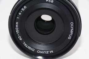【外観特上級】OLYMPUS PEN レンズ M.ZUIKO DIGITAL ED 40-150mm F4.0-5.6 SLV