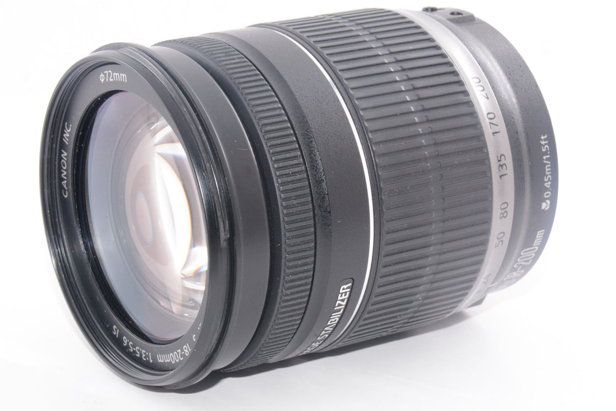 【外観並級】Canon 望遠ズームレンズ EF-S18-200mm F3.5-5.6 IS APS-C対応