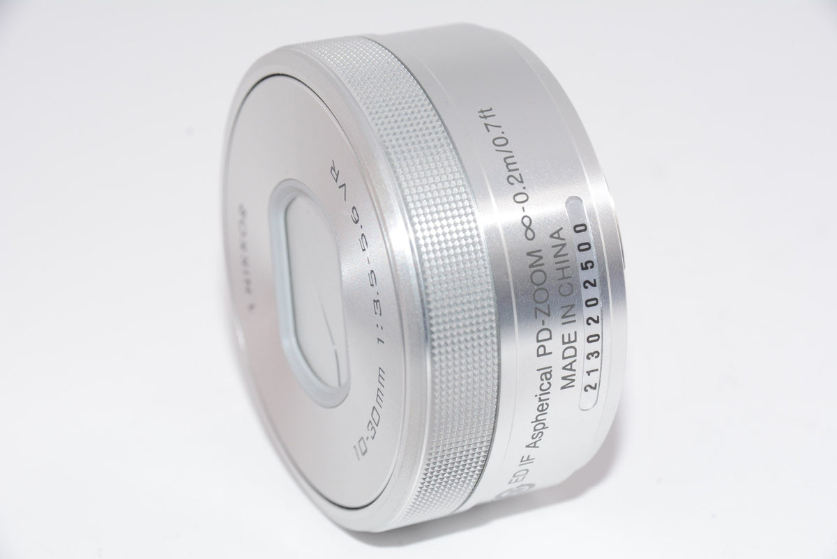 【外観特上級】Nikon 標準ズームレンズ1 NIKKOR VR 10-30mm f/3.5-5.6 PD-ZOOM シルバー