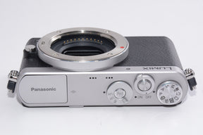 【外観特上級】Panasonic デジタル一眼カメラ ルミックス GM1 シルバー DMC-GM1 ボディ