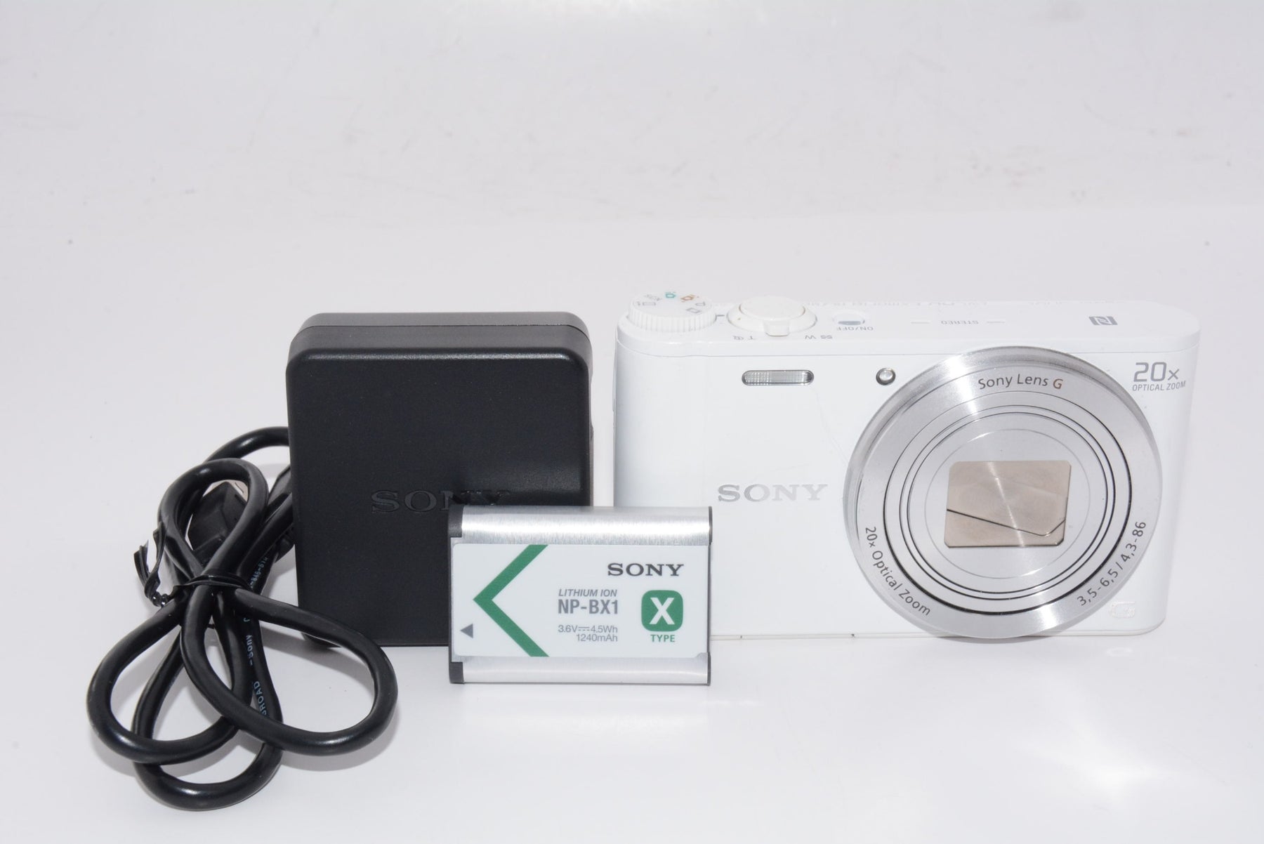 【外観並級】ソニー SONY デジタルカメラ Cyber-shot WX350 光学20倍 ホワイト DSC-WX350-W