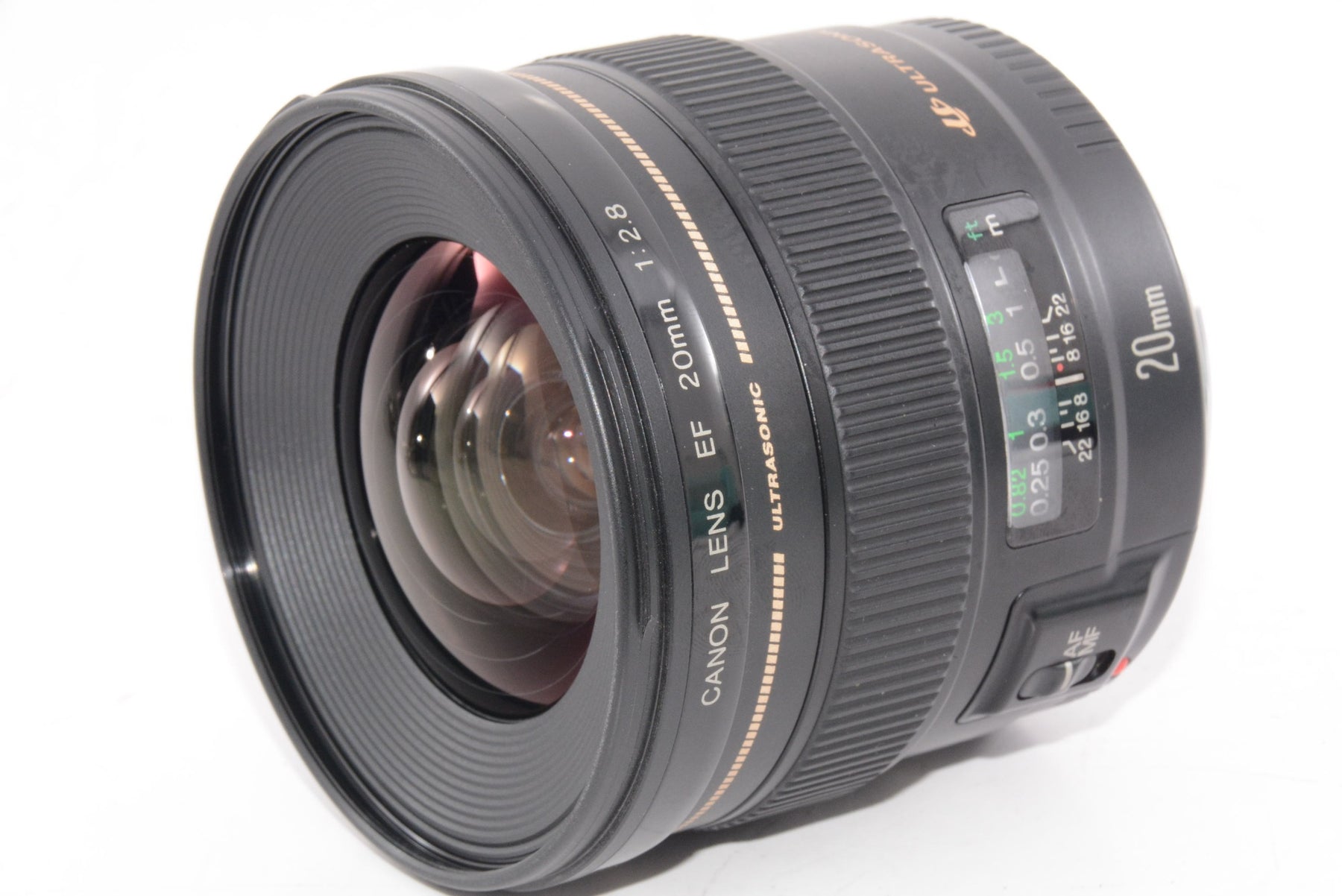 【外観特上級】Canon 単焦点レンズ EF20mm F2.8 USM フルサイズ対応