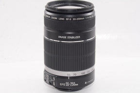【外観特上級】Canon 望遠レンズ EF-S55-250mm F4-5.6 IS