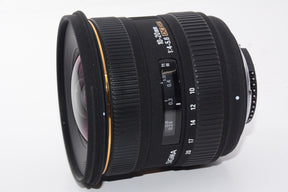 【外観特上級】SIGMA 超広角ズームレンズ 10-20mm F4-5.6 EX DC HSM ニコン用 APS-C専用