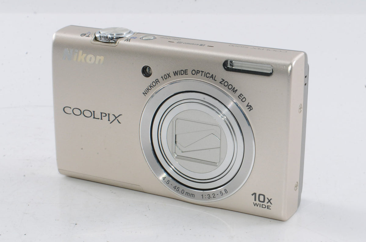 【外観特上級】Nikon デジタルカメラ COOLPIX (クールピクス) S6200 プラチナシルバー S6200SL