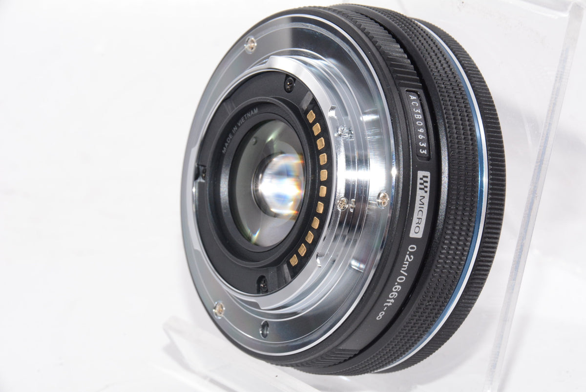 【外観特上級】OLYMPUS 電動式パンケーキズームレンズ M.ZUIKO DIGITAL ED 14-42mm F3.5-5.6 EZ BLK