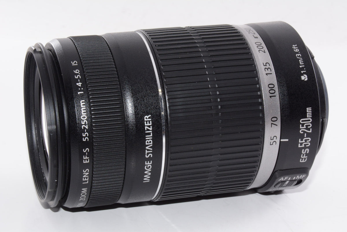 【外観並級】Canon 望遠レンズ EF-S55-250mm F4-5.6 IS