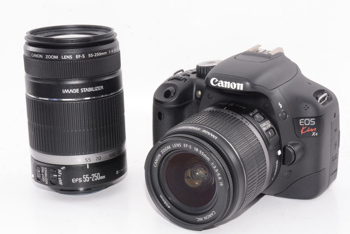 【外観特上級】Canon デジタル一眼レフカメラ EOS Kiss X4 ダブルズームキット