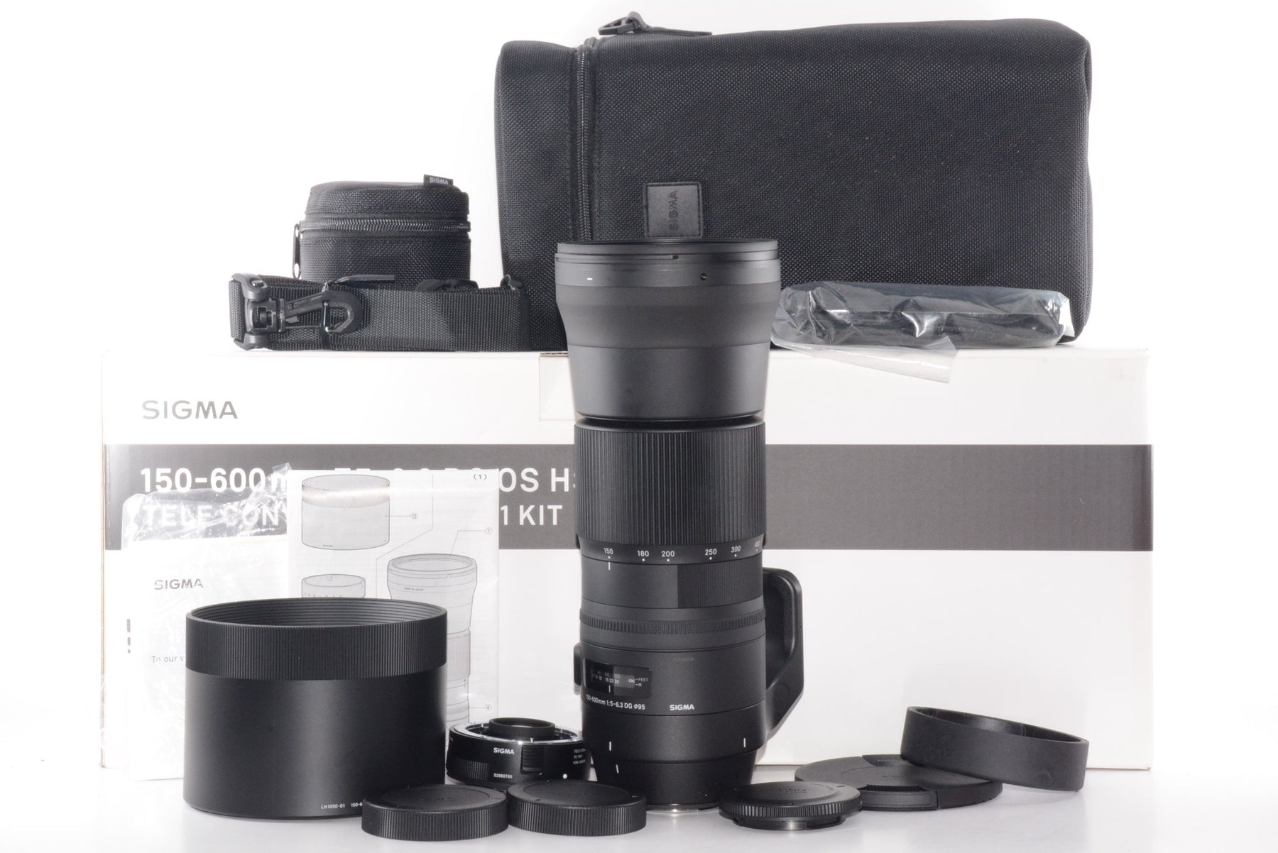 【外観並級】SIGMA  150-600mm F5-6.3 DG OS HSM テレコンバーターキット キヤノン用