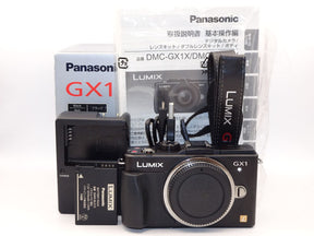 【外観特上級】パナソニック ミラーレス一眼カメラ ルミックス GX1 ボディ  エスプリブラック DMC-GX1-K