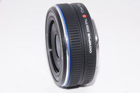 【外観特上級】OLYMPUS パンケーキレンズ M.ZUIKO DIGITAL 17mm F2.8 ブラック