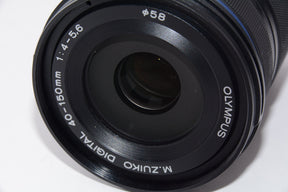 【外観並級】OLYMPUS M.ZUIKO DIGITAL ED 40-150mm F4.0-5.6 R ブラック