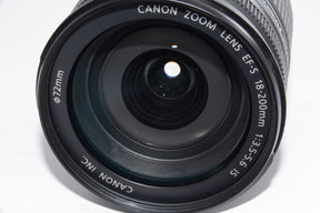 【外観並級】Canon 望遠ズームレンズ EF-S18-200mm F3.5-5.6 IS APS-C対応