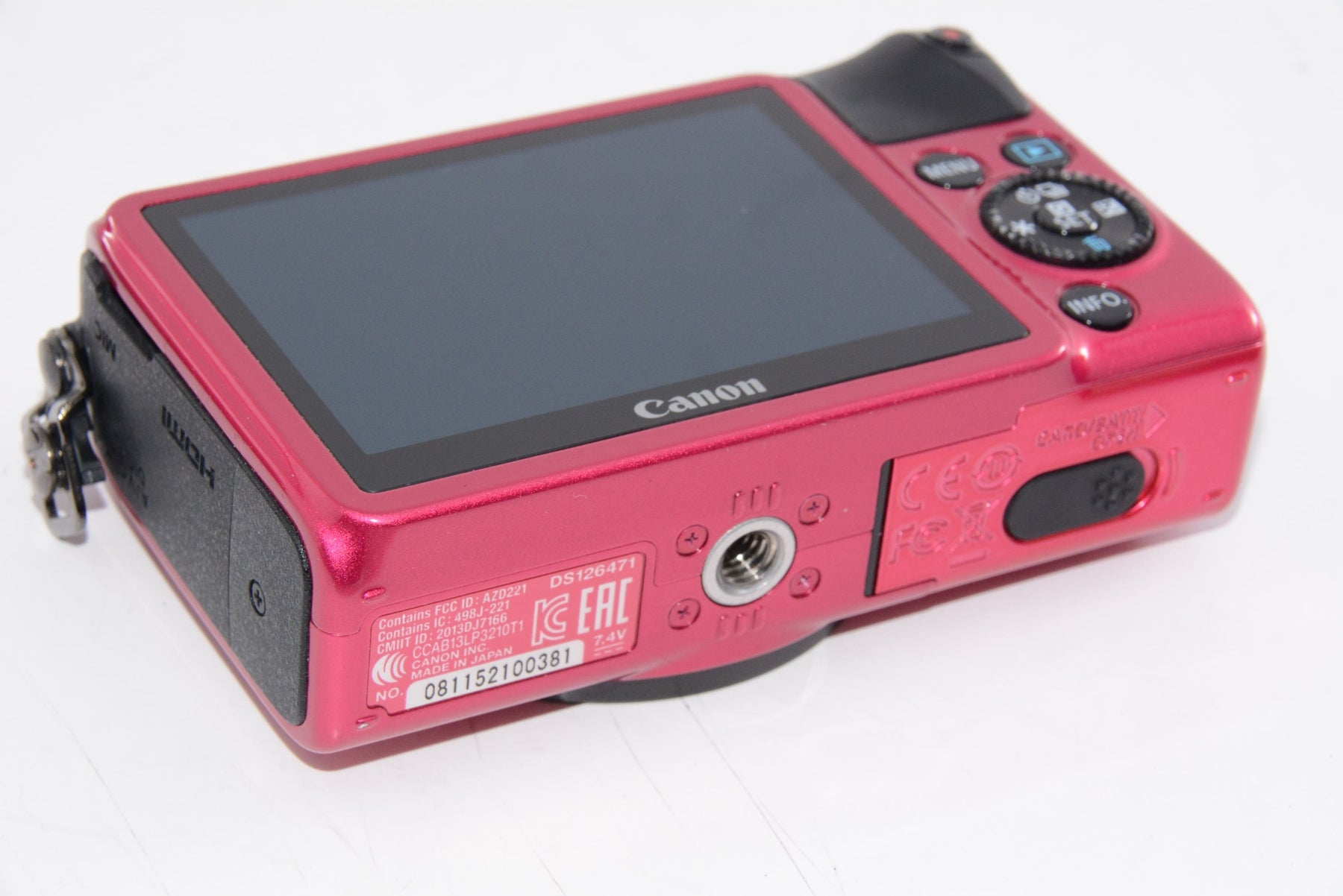 【外観並級】Canon ミラーレス一眼カメラ EOS M2 EF-M18-55 IS STM レンズキット (レッド)