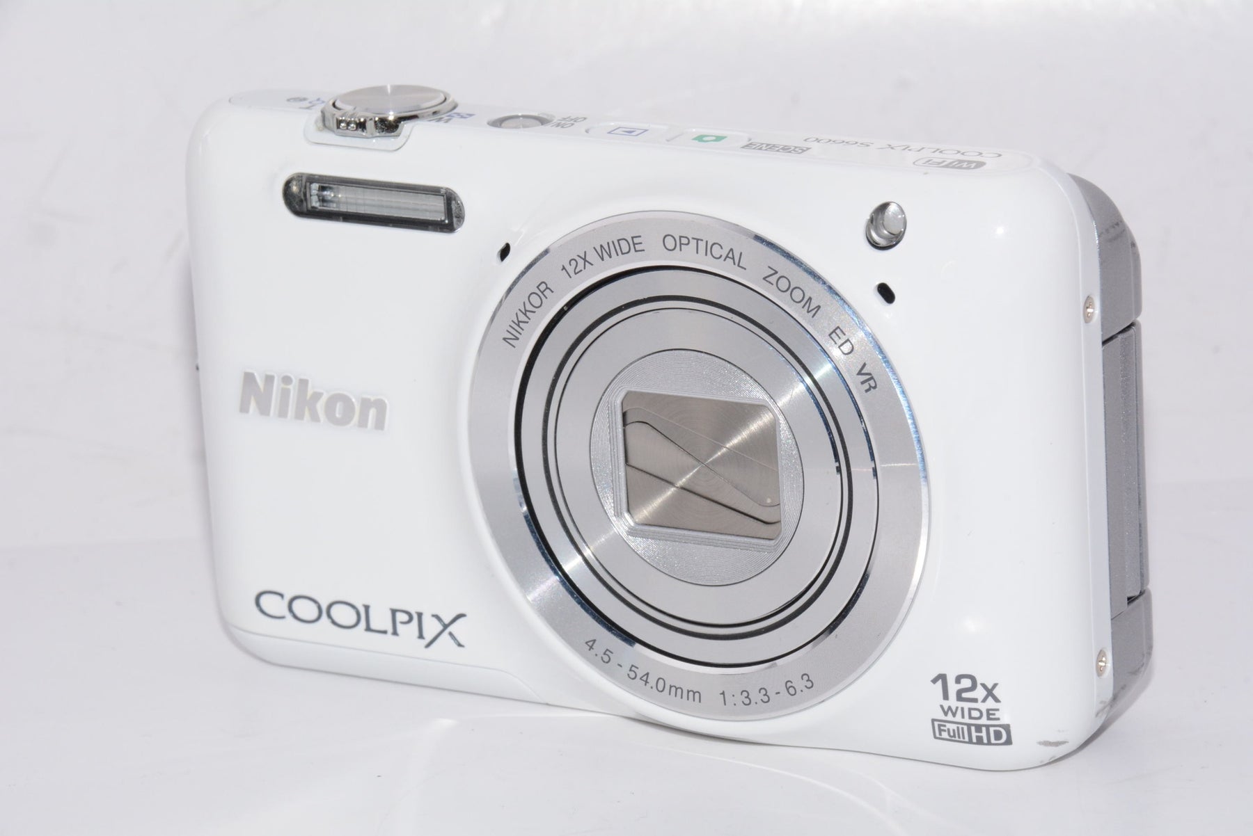 【外観並級】Nikon クールピクス S6600WH ナチュラルホワイト