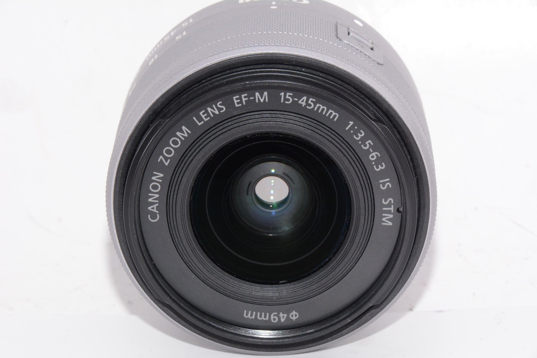 【外観特上級】Canon 標準ズームレンズ EF-M15-45mm F3.5-6.3IS STM(シルバー) ミラーレス一眼対応 EF-M15-45ISSTMSL