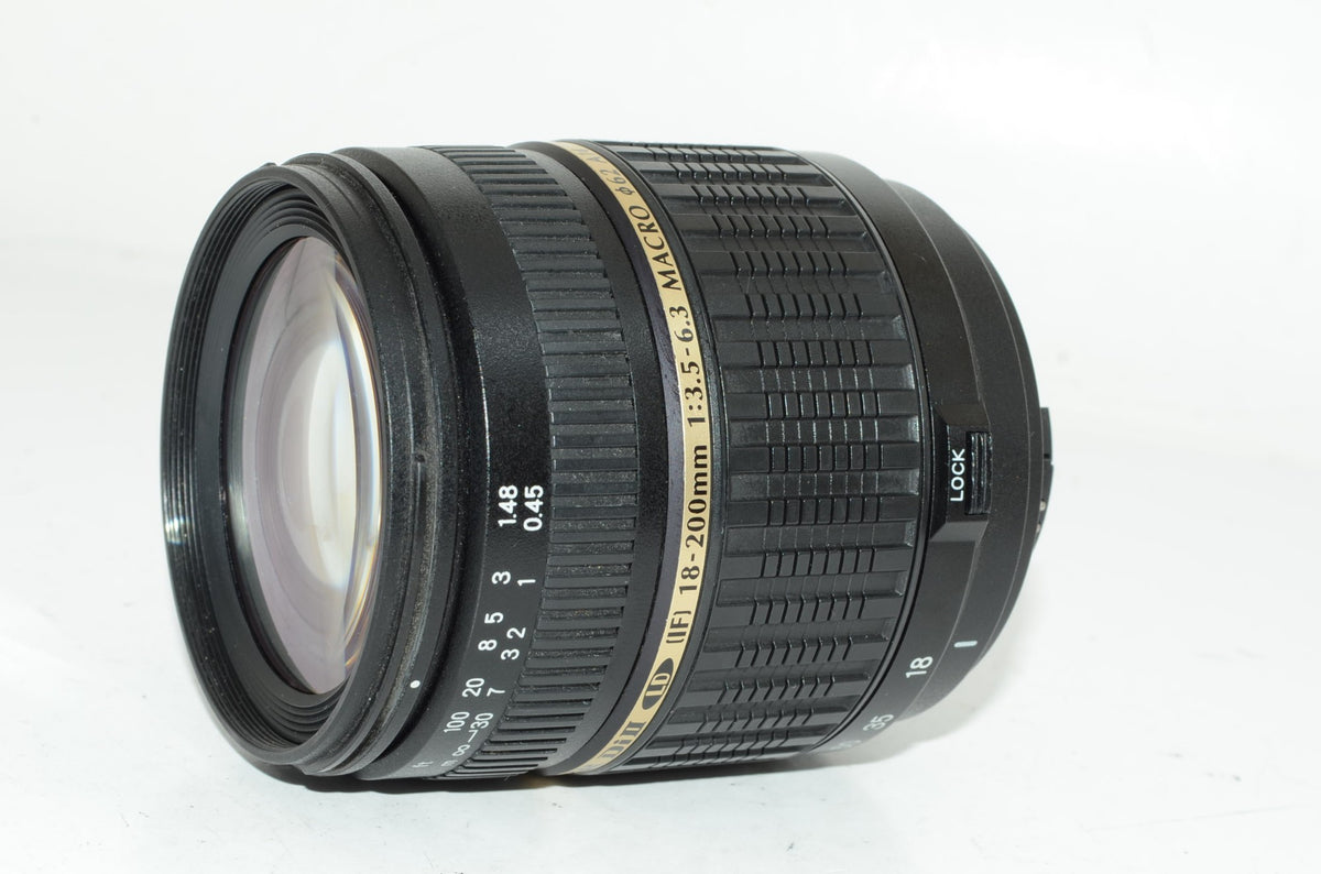 【外観特上級】TAMRON 高倍率ズームレンズ AF18-200mm F3.5-6.3 XR DiII ニコン用 APS-C専用 A14NII