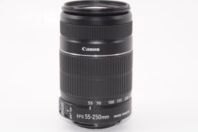 【外観特上級】Canon 望遠ズームレンズ EF-S55-250mm F4-5.6 IS II