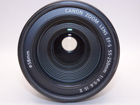 【外観特上級】Canon 望遠ズームレンズ EF-S55-250mm F4-5.6 IS II