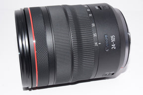 【外観特上級】Canon 中望遠ズームレンズ RF24-105mm F4L IS USM EOSR対応 全長107.3mm ブラック RF24-10540LIS