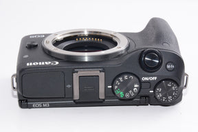 【外観特上級】Canon ミラーレス一眼カメラ EOS M3 ボディ(ブラック) EOSM3BK-BODY